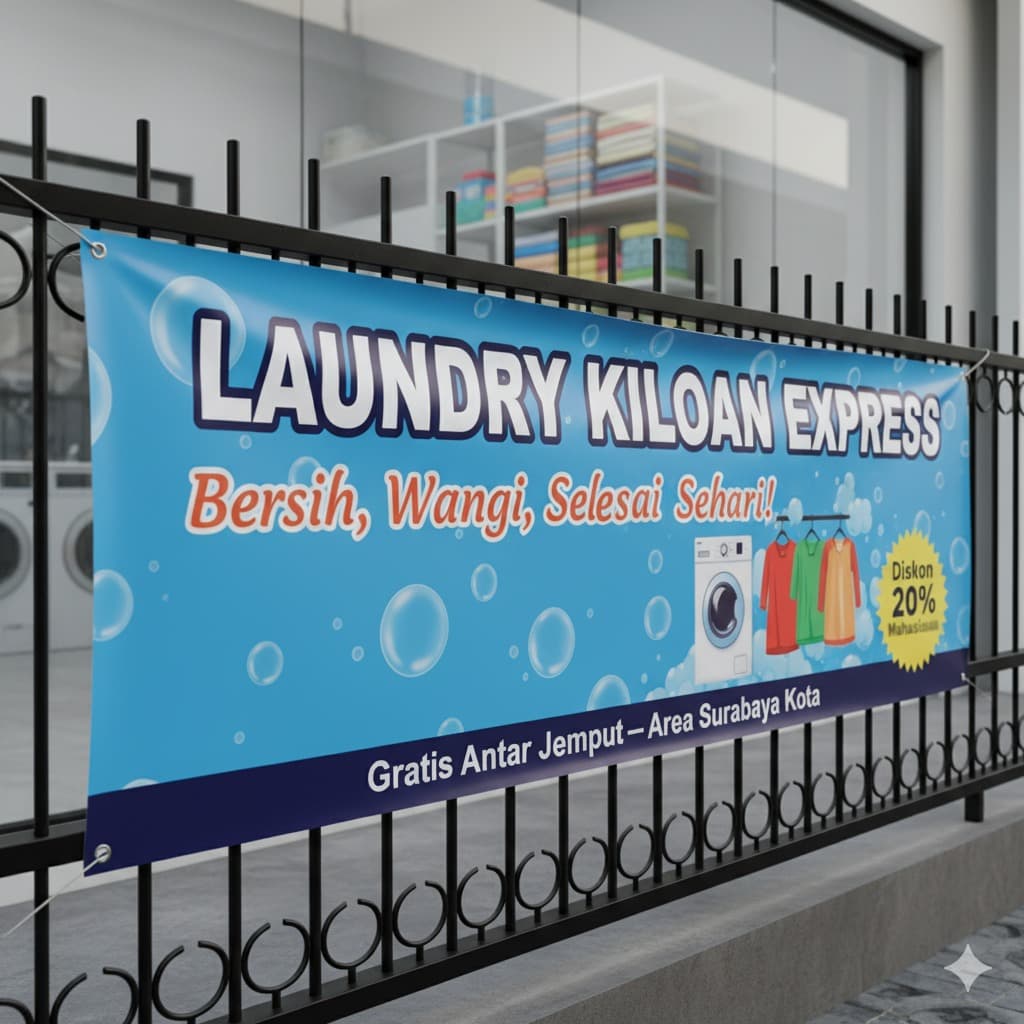 Cetak Spanduk Banner UV